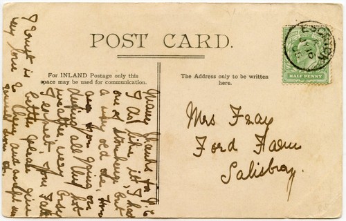 YORKSHIRE Postmarks Postcards..Towns..Villages.. 1903-31.. PRICED INDIVDUALLY - Picture 6 of 49