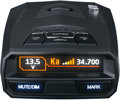 UNIDEN R4 Extreme Radar Laser Detector GPS Voice Alerts Red Light Speed Cam OLED