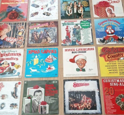 Christmas Vinyl Records Great Hits / Classics  All Listed 12'' LP's