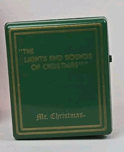 Vintage 1981 Mr Christmas The Lights And Sounds Of Christmas Music Green NOS SEE - Picture 4 of 5