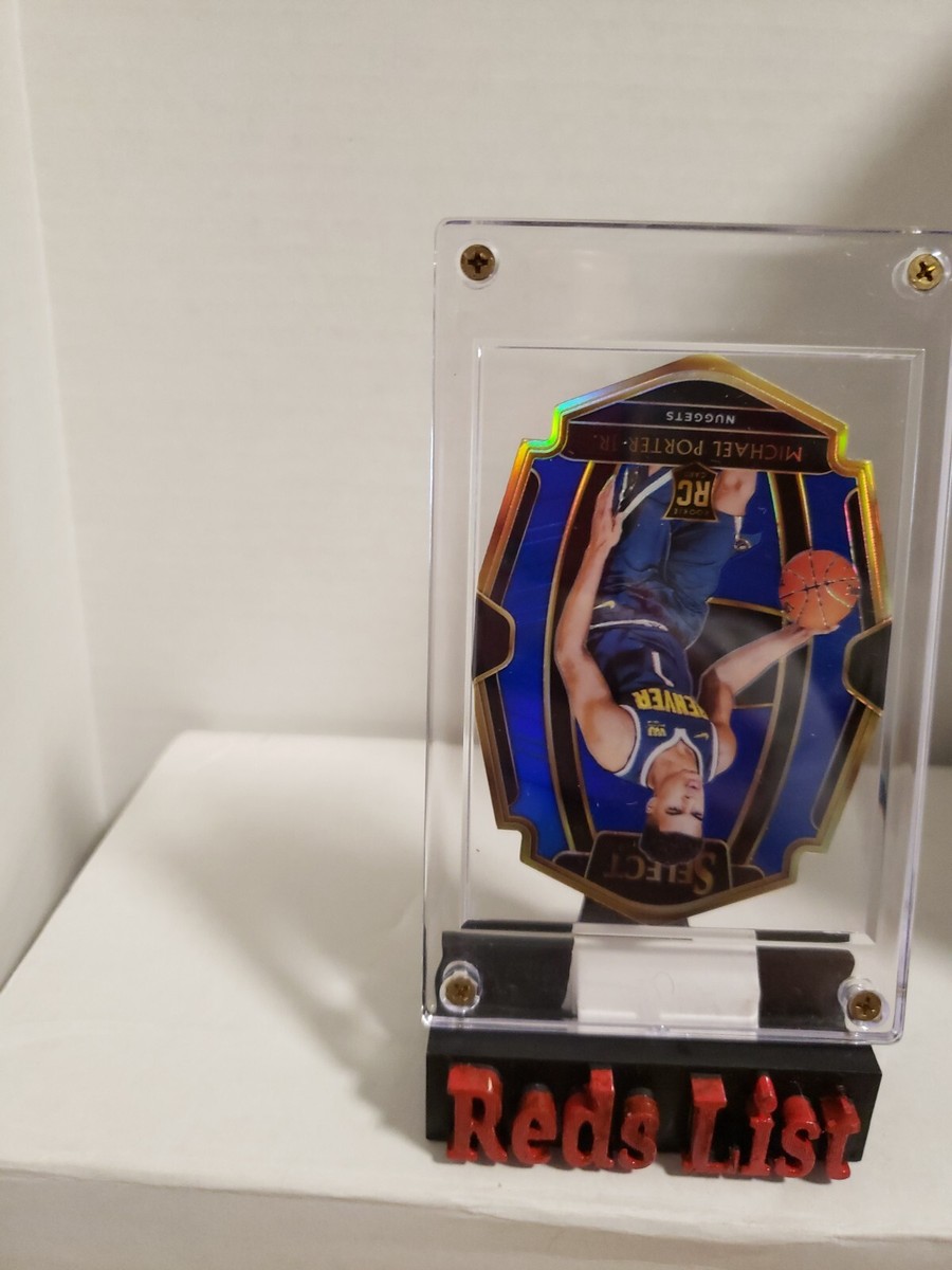 【75シリ】Michael Porter Jr. RC Select Prizm 2023-24 Michael Porter Jr. Panini Select Blue Silver Prizm Premier