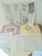 27073 6x broszury Meinel & Herold 1940 instrumenty muzyczne skrzypce cytry 46 stron