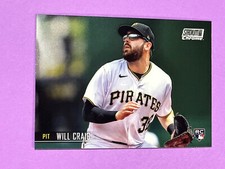2021 Topps Stadium Club Chrome Will Craig Rookie #334 Pittsburgh Pirates RC (L)