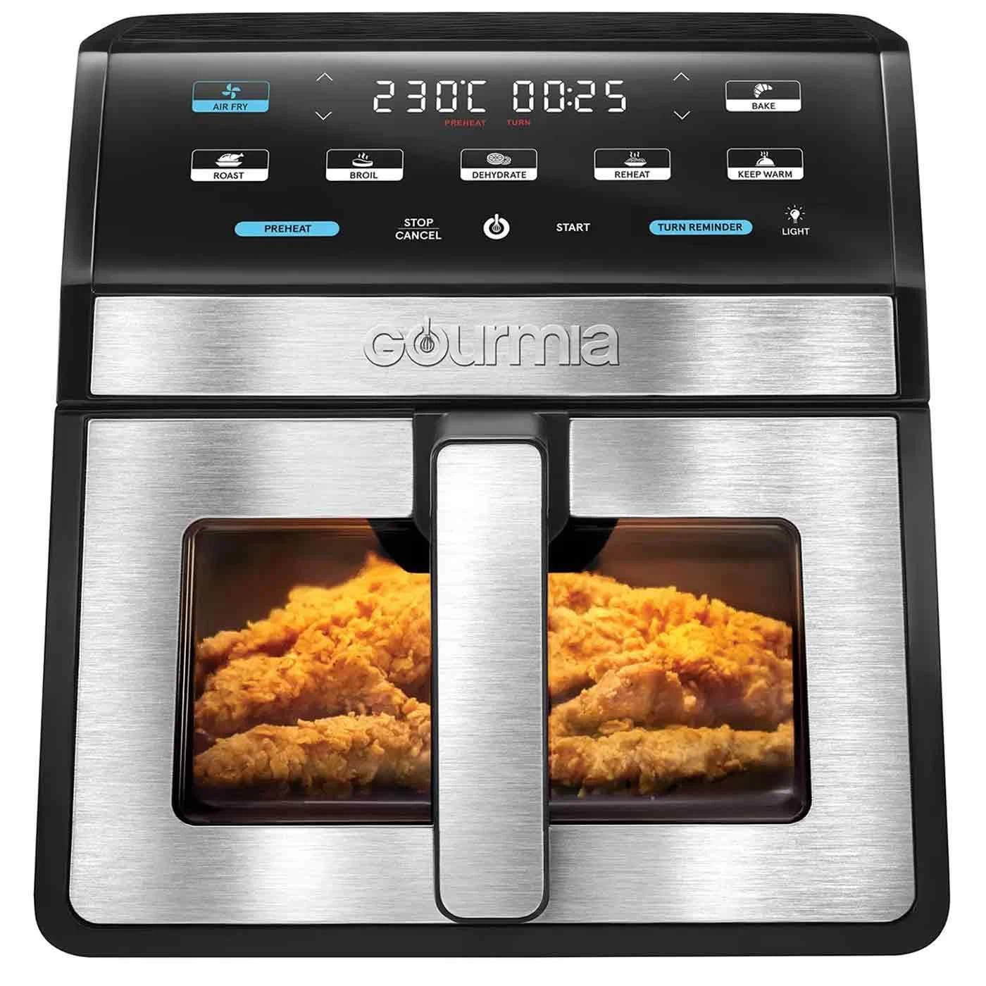Gourmia Digital Air Fryer 7.6L With Light & Window Black 7 Fry Functions GAF858
Opens in a new windo