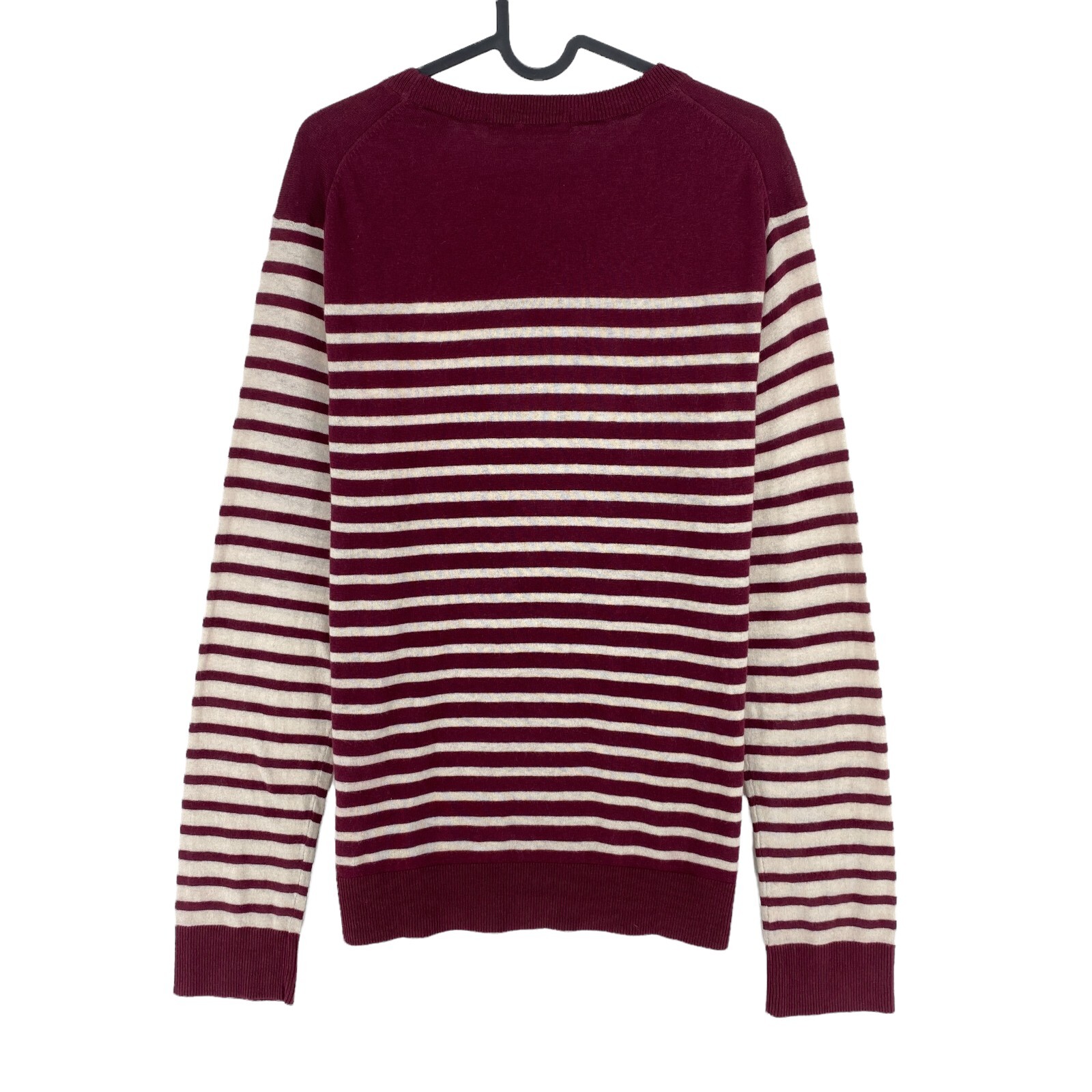 SCOTCH \u0026 SODA Dark Red Striped Cotton 