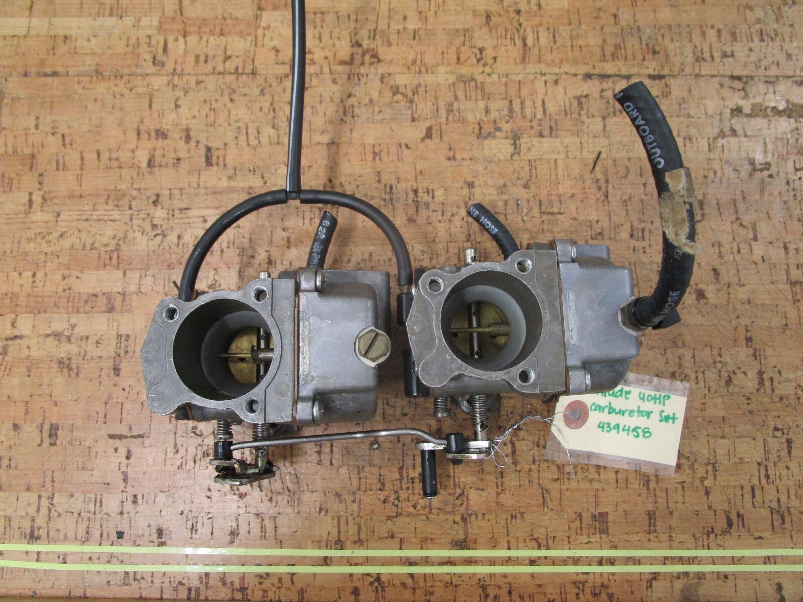 OEM* 0780 Johnson Evinrude 40 HP Carburetor Set 439458 0439458 | eBay