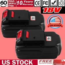 1/2Pack 18V 4.5Ah Replace Battery for Porter Cable PC18B 18-Volt Cordless Tools