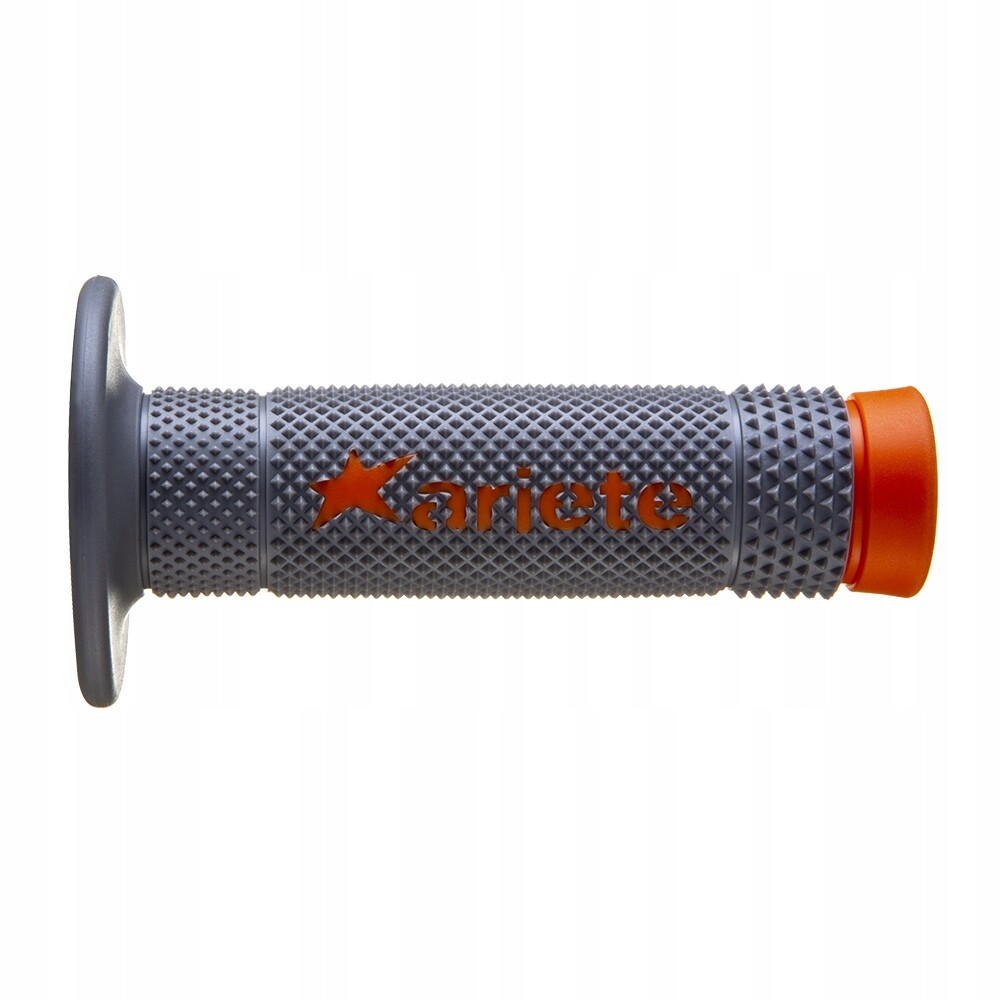 Poignée Vulcan Off Road à grip antidérapant 115 mm et revêtement double densité gris