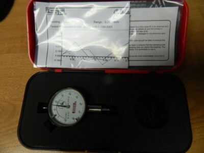 SPI 1/4  Range, 1-100 Dial Reading, 0.001  Graduation Dial Drop Indicator