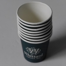 Whittard of Chelsea - 8x paper tasting cups #AA