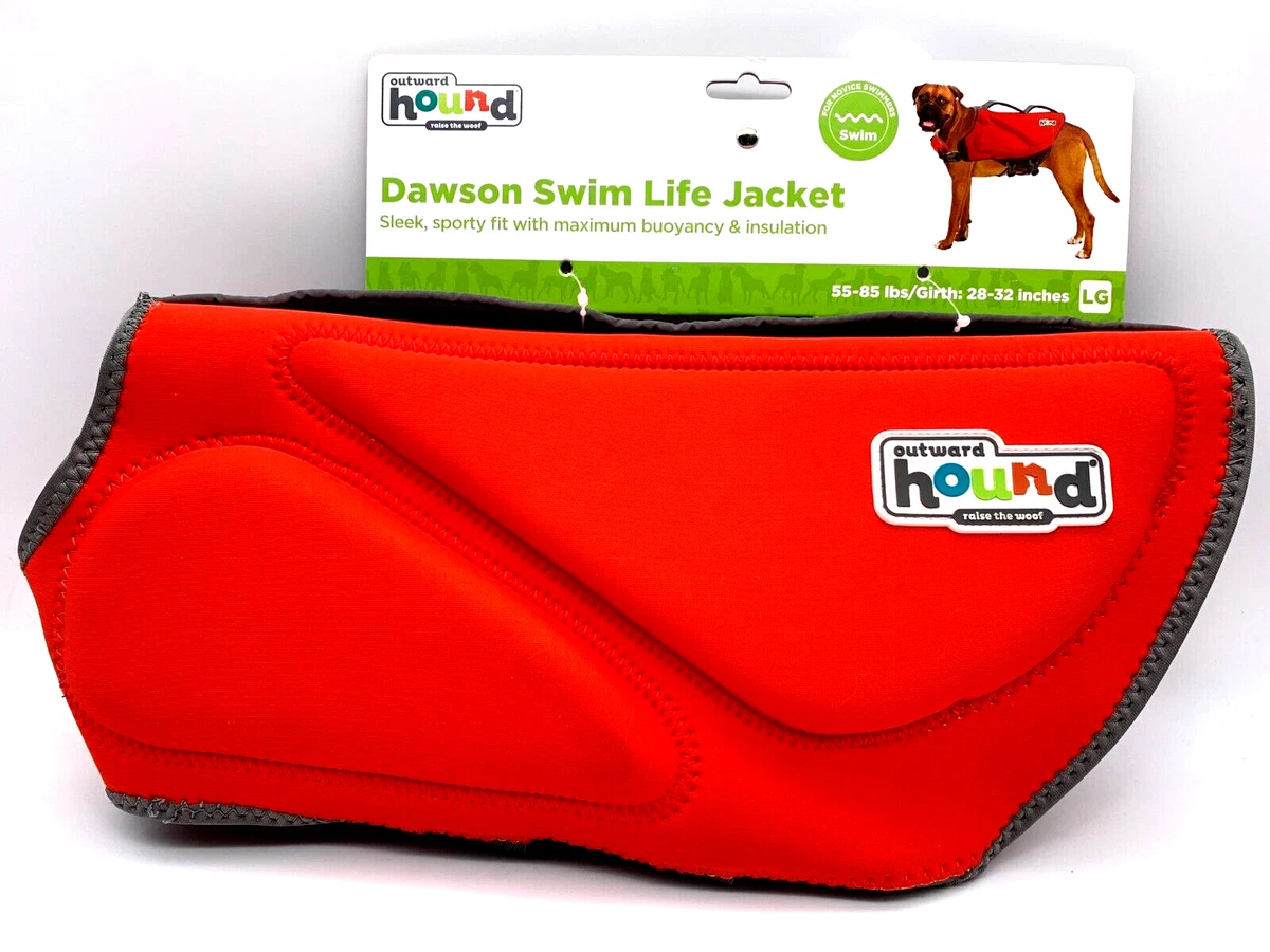 新色追加して再販 Outward Hound Dawson Swim Red Dog Life Jacket, Large 