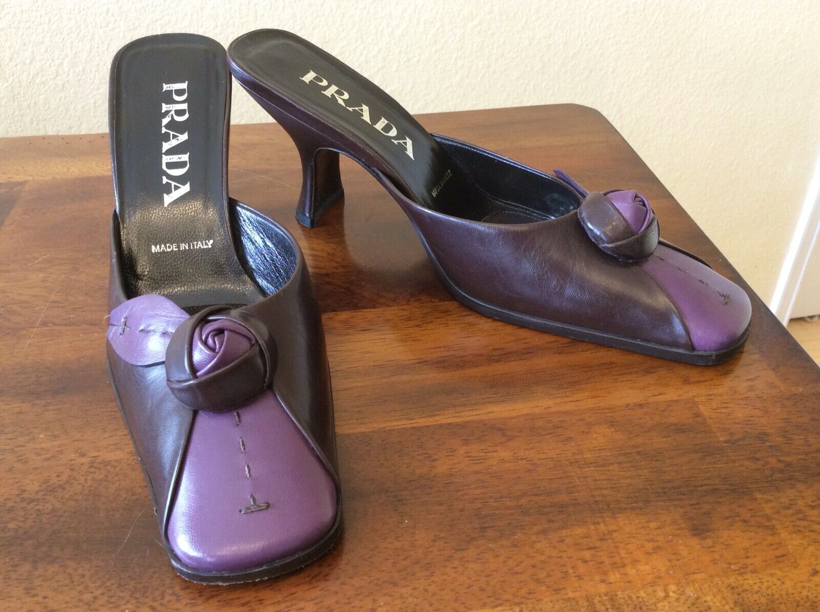 PRADA Sandals Purple Nippon regular agency Ranking TOP5 Brown US 34.5 EU 4.5