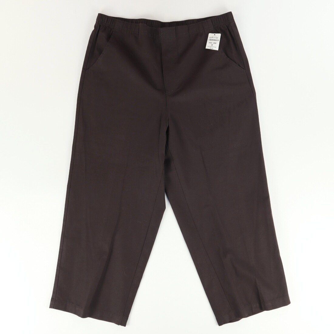 Orvis Crop Everyday Tencel Microfiber Chino Pants Brown Women's M