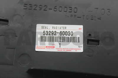 5329260030 Genuine Toyota SEAL, RADIATOR SUPPORT, UPPER 53292