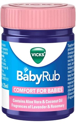 Vicks BabyRub Soothing Vapour Ointment for Babies 25 ml