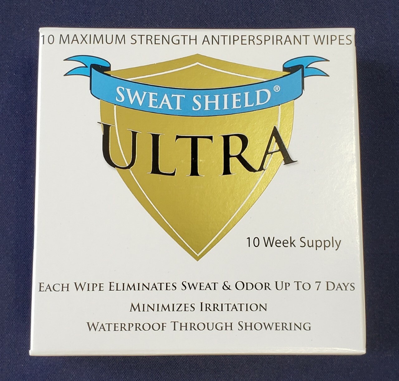 10PK Clinical Strength Antiperspirant Wipe 