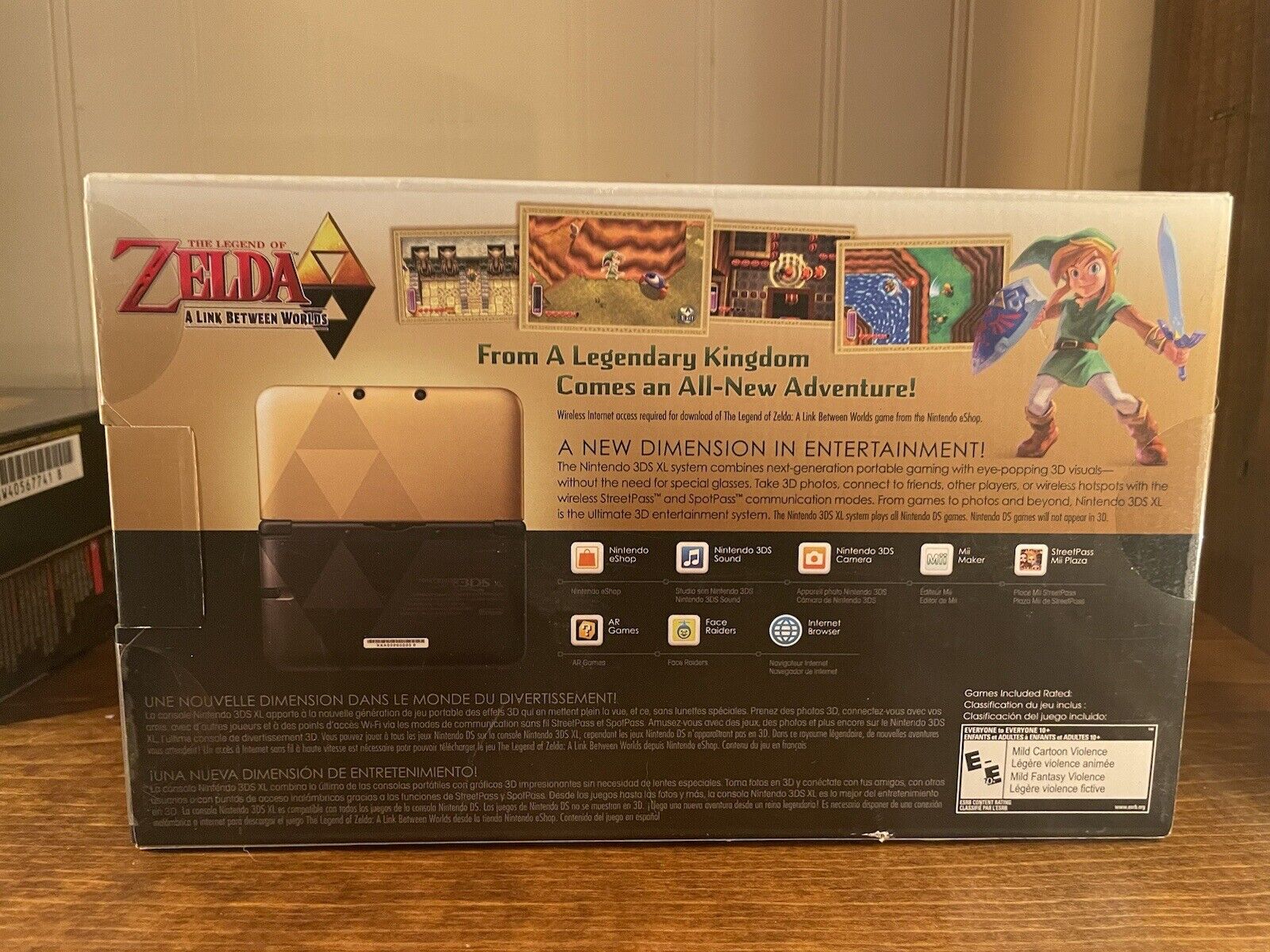 Zelda A Link Between Worlds 3DS XL - Special Edition Factory Sealed