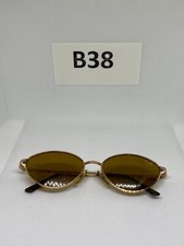 Vintage Geoffrey Beene Oval Sunglasses gbp 109 gold 135 52-17