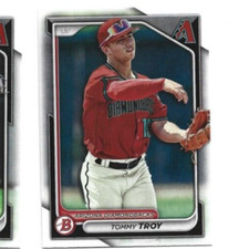 2024 Bowman Arizona Diamondbacks Tommy Troy Prospect card