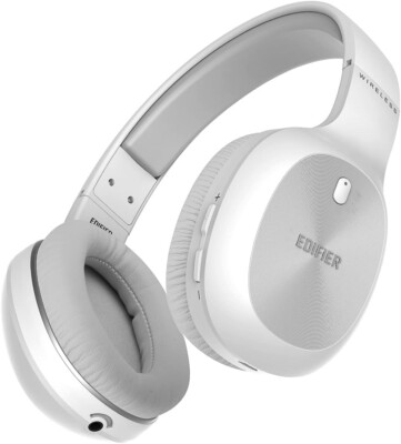   Edifier W800BT Plus Wireless Over-Ear Headphones - Qualcomm  aptX - White  