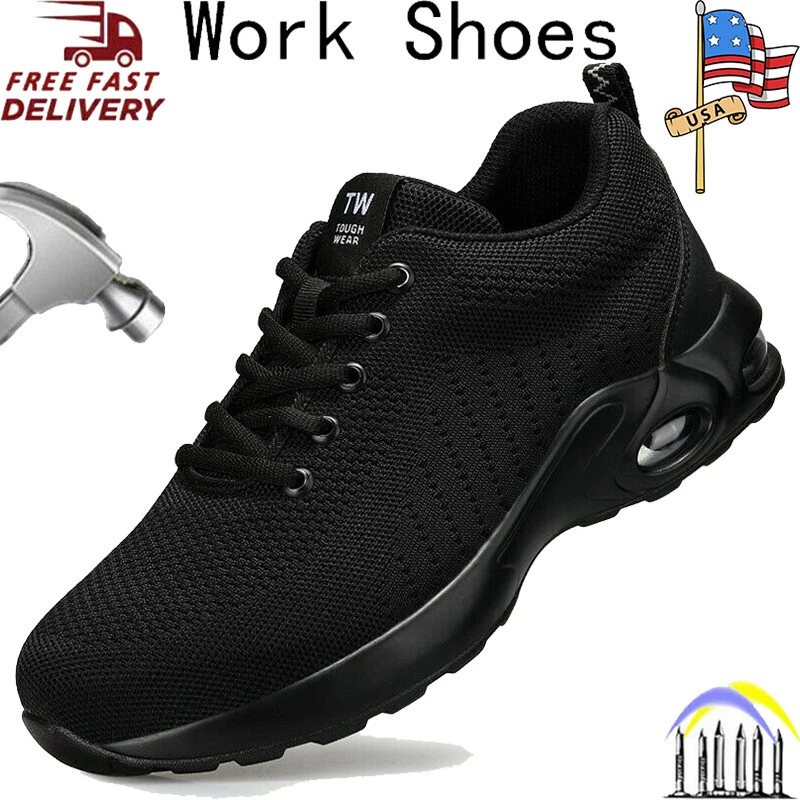 Mens Non Slip Work Shoes Steel Toe Boots Lightweight Breathable Safety Sneaker
Opens in a new window