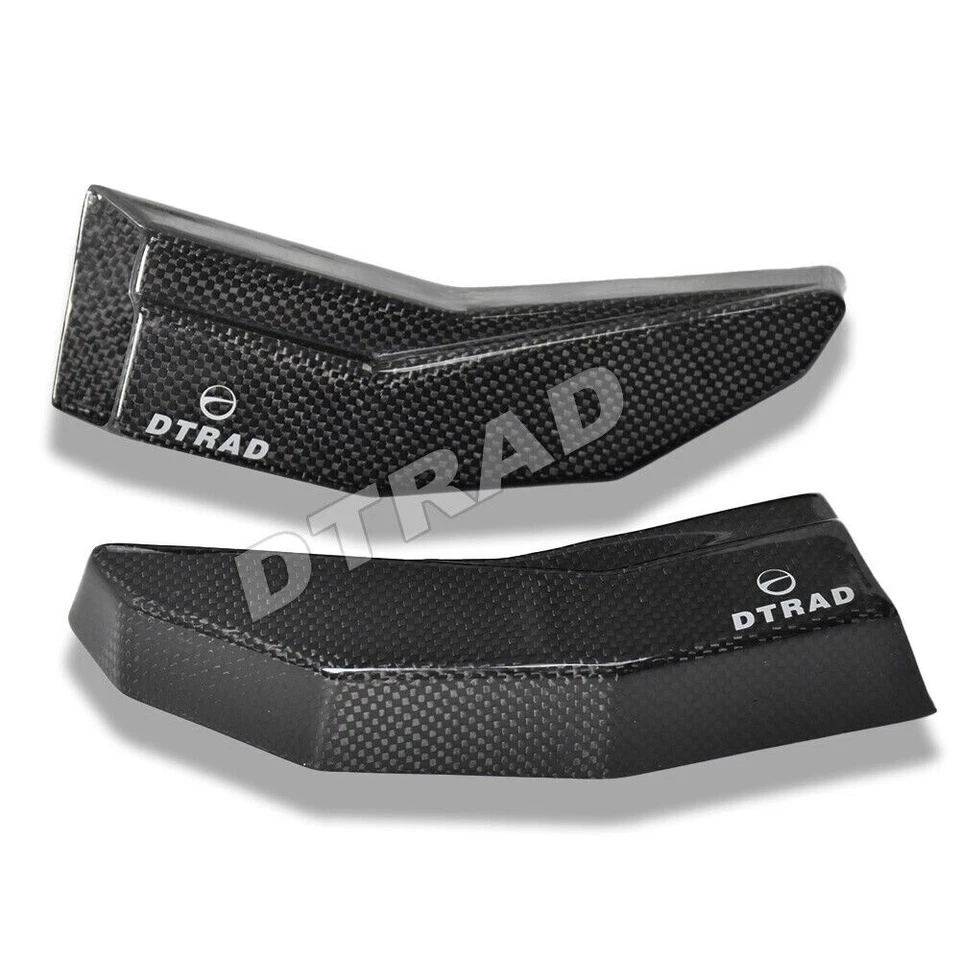 Glossy Carbon Fiber Brake Disc Air Ducts For Ducati Monster 1200 S 2014-2021 Foto 4 de 4