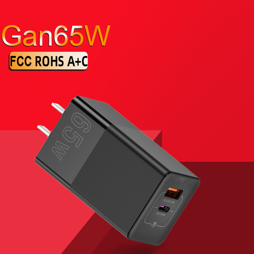 65W Dual port GaN with Cable super fast Charger apple samsung huawei QC PD - Picture 2 of 7