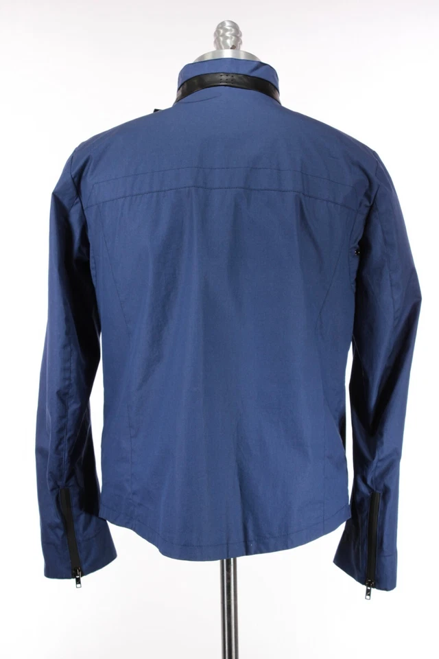 Chaqueta ligera con mangas d'Avenza nueva con etiquetas 100 % algodón con cremalleras talla 52 L en azul Foto 4 de 4