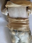 6 1/4" Bisque Boy Doll Ribbon clothes Color still pretty good Jointed arms — photo 3