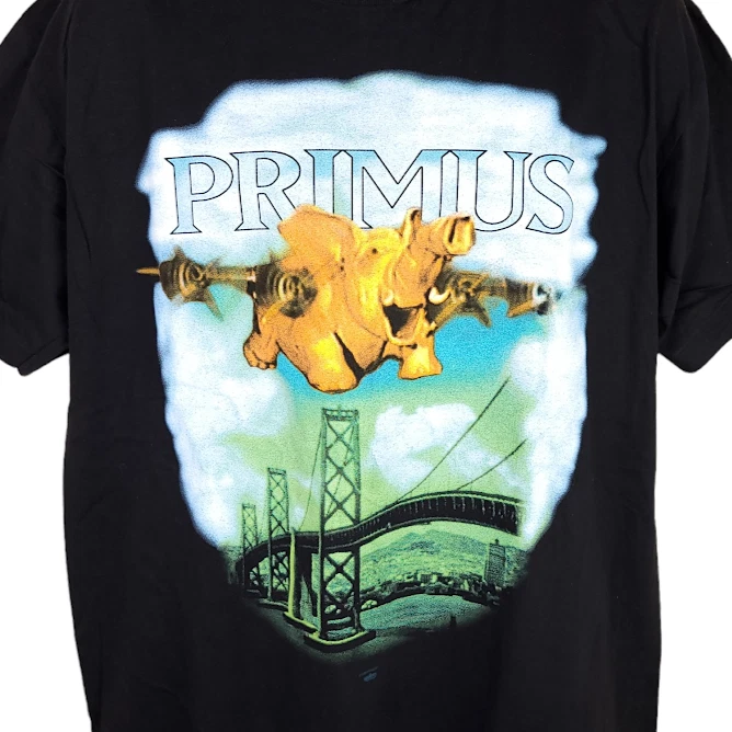 Primus T Shirt Vintage 90s 1996 Southbound Pachyderm Tour Made In