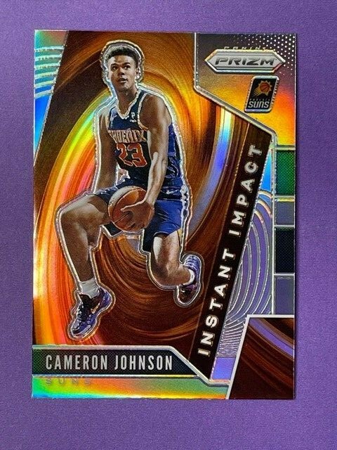 CAMERON JOHNSON 2019-20 Prizm RC Instant Impact SILVER PRIZM Rookie