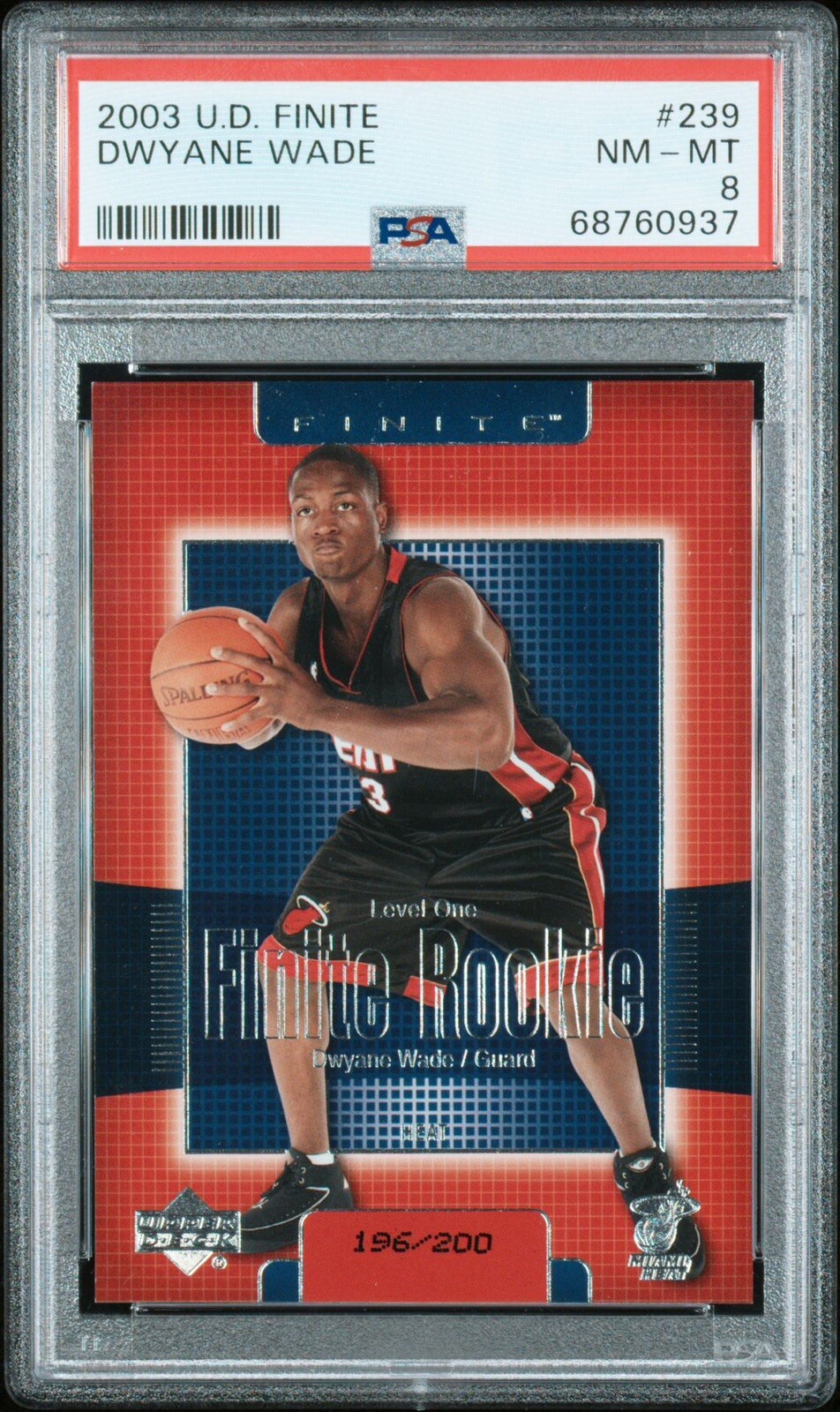 2003-04 Upper Deck Finite - Level One Finite Rookie Dwyane Wade #239 / ...