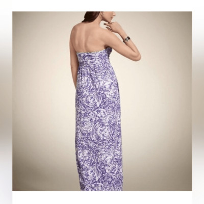 NWT Chico s Zenergy Swirl Print Maxi Dress With Pockets