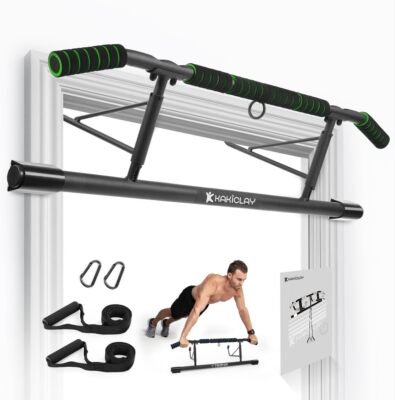 KAKICLAY Chin Up Bar Pull Up Bar Multi-Grip Hanging Bar