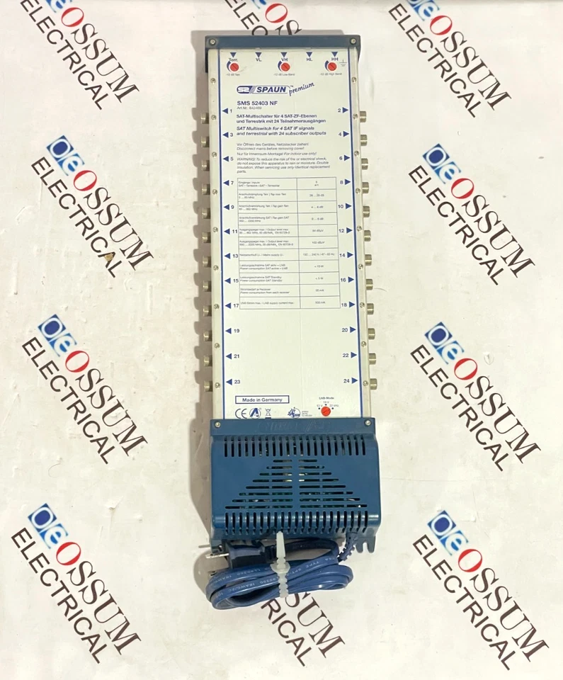 MULTIINTERRUPTOR SPAUN SMS 52403 NF PARA 4 SEÑALES SAT IF Y ENVÍO RÁPIDO TERRESTRE Foto 2 de 4