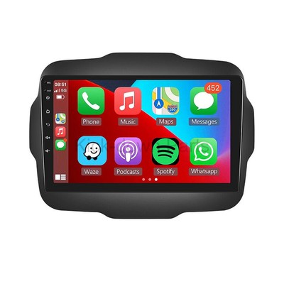 fit for Apple Carplay Android Auto 9'' Stereo for 2015-2020 Jeep Renegade