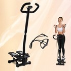 Signature Fitness Mini Stepper with Resistance Bands, Compact Stair Stepper