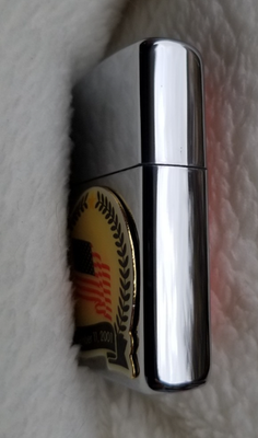 Zippo Lighter 2002 Wreath, Flag, September 11, 2001, Emblem, High