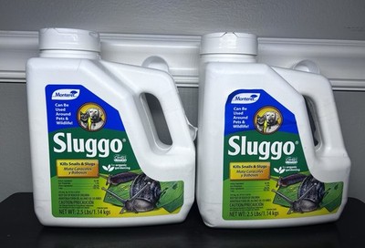 Sluggo Helps Prevent Slugs & Snails Organic, Pet & Wildlife Friendly 2.5 Lbs- X2
