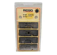 RIDGID 47775 1/8" NPT Universal Alloy Pipe Dies 4 Right Handed