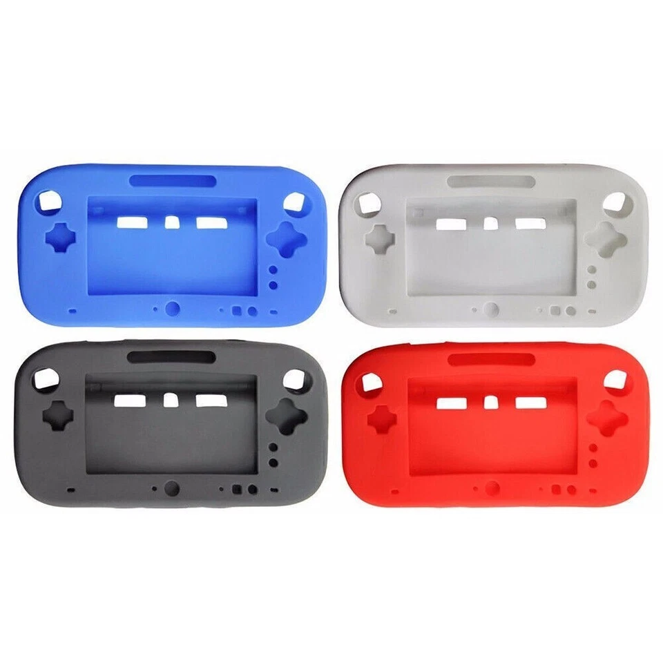 Soft Silicone Gel Case Skin Full Cover Protective for Nintendo Wii U Gamepad - Image 2 of 4