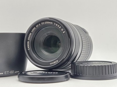 [N.MINT+] Canon EF-S 55-250mm F4-5.6 IS II Telephoto Zoom Lens Stabilizer Japan