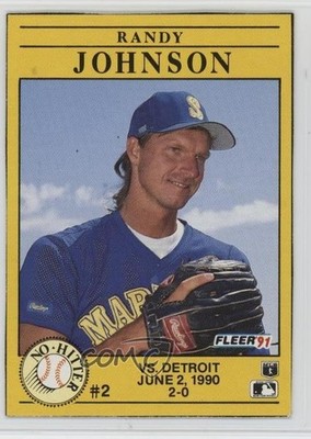 1991 Fleer Box Bottoms Randy Johnson #2 HOF 4m0
