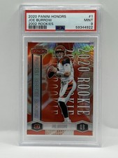 2020 Panini Honors Joe Burrow 2002 Honors Rookies Refractor /70 (RC) PSA 9 #1