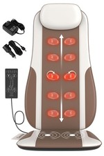 Shiatsu Back Massager with Heat, Massage Chair Pad with Deep Tissue Kneading,...