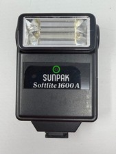 Sunpak Softlite 1600A Auto Electronic Flash Unit w/ Box Manual Vintage Camera