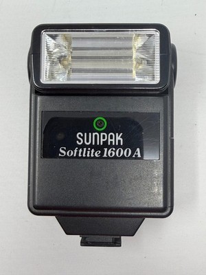 Sunpak Softlite 1600A Auto Electronic Flash Unit w/ Box Manual Vintage Camera