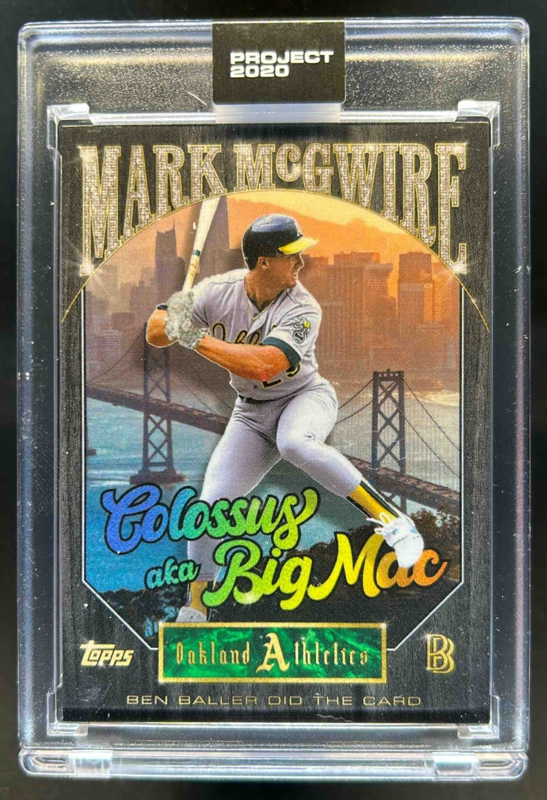 2020 Topps Project Mark McGwire #191 Athletics
