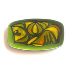Poole Pottery Green Delphis Dish by Cynthia Bennett Shape 361 Mid Century Mod