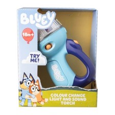 BLUEY COLOUR CHANGE LIGHT & SOUND TORCH | BRAND NEW! | FAST SHIPPING!
